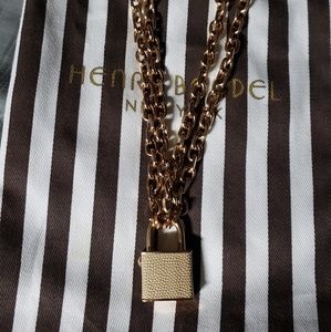 Henri Bendel Lock Necklace